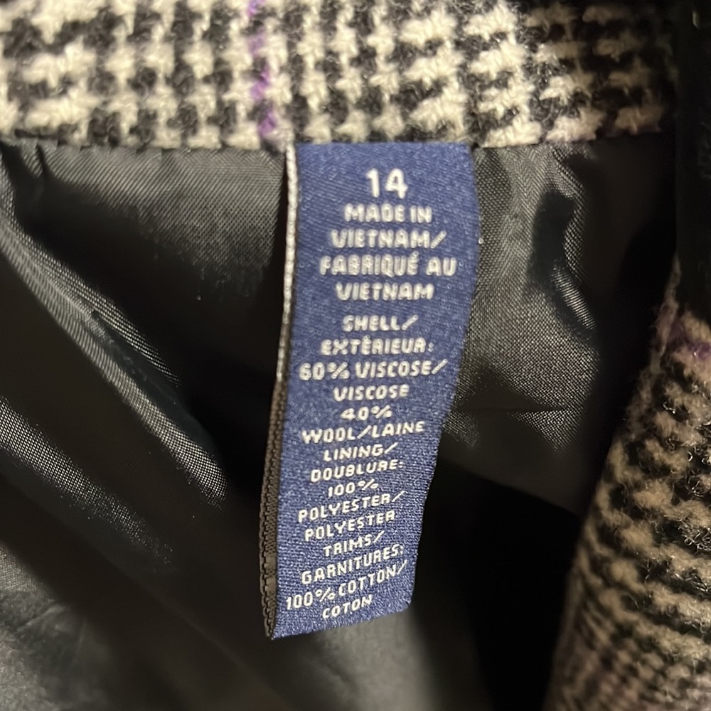 Chaps classically styled checked jacket. - Picture 3 of 4